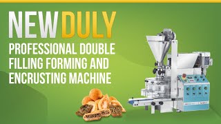 PROFESSIONAL DOUBLE FILLING FORMING AND ENCRUSTING MACHINE NEW DULY BRALYX [upl. by Ojibbob]