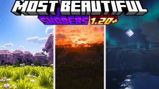 Top 5 Most Beautiful Shaders For Minecraft  120 [upl. by Lutero951]