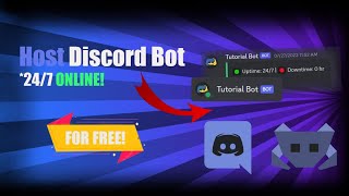 How to runhost your Bot 247 online FOR FREE No longer works [upl. by Hsaniva]