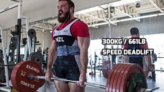 IPF Arnold Pro  300kg Speed Deadlift  Week 7 p2 [upl. by Gamal]