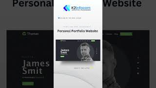 How to make Personal Portfolio HTML CSS and JavaScript  personal Website [upl. by Fuchs]