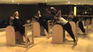 Pilates en Ladder Barrel  Batería de ejercicios Parte 2 [upl. by Mallin712]