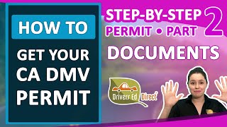 Getting Your Permit at the DMV Part 2 •Update in Description• What to Bring to the DMV Documents [upl. by Ailyt192]