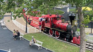 Six Flags St Louis Tommy G Robertson Railroad full ride POV [upl. by Nnyledam592]