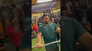 Barbell front raise shoulder fitness inspiration motivation training [upl. by Wandy]