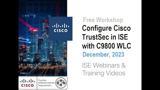 Configure Cisco TrustSec in ISE with C9800 WLC [upl. by Phi]