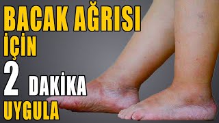 BACAK AĞRINIZ VARSA UYUMADAN ÖNCE 2 DAKİKA UYGULAYIN aktifizyo bacakağrısı dizağrısı [upl. by Aisat429]