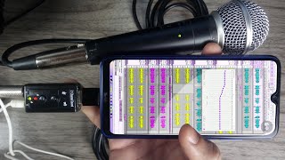 Conectar microfone dinâmico ao celular via P2 P10 e USB TODOS DEVERIAM SABER DISSO [upl. by Anaujd]