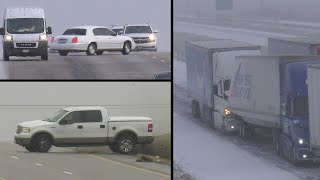 Icy Road Madness 3 The Most Dramatic Winter Driving Captures of 20192022 [upl. by Ittak]