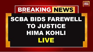 SCBA Bids Farewell to Justice Hima Kohli on her Retirement from Supreme Court [upl. by Acinnej143]