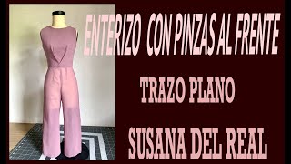 Como hacer enterizo con pinzas en blusa en cintura [upl. by Devehcoy944]