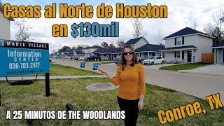 CASAS NUEVAS Y ECONÓMICAS al norte de HOUSTON  Marie Village  Conroe Tx [upl. by Joon]