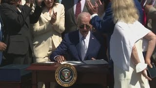 Biden signs Building Chips in America Act into law What it means for central Ohio [upl. by Dressler916]