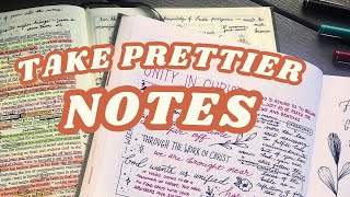 How to Take AESTHETIC Notes  RealTime Practice [upl. by Sidoma]