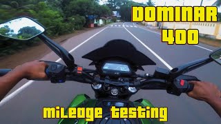 Dominar 400 mileage testing  1L mileage test  automobile mileagetest dominar400 [upl. by Gratia485]