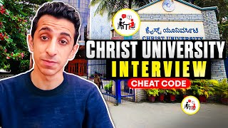 Cheat Codes for Christ University Interview  Everything you need to know about [upl. by Beverlie451]