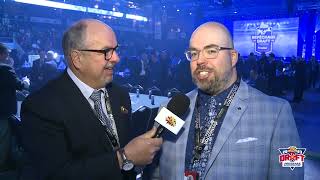 Live From The 2023 QMJHL Draft with Head Scout Alex Gauthier [upl. by Nikolaos]