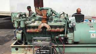 Detroit Diesel 16V71 Marine Diesel Generator 520 kW [upl. by Ellan]