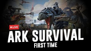 Surviving with FRIENDS in ARK Multiplayer Server [upl. by Ainimreh700]