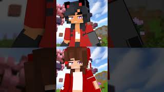 Whos your like ara ara jj gf and jj cute Vs Aaron and Aphmau wolf maizen couple shorts [upl. by Ahsen]