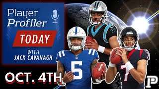 Quarter Season NFL Rookie Update Carolina Panthers Big Mistake  PlayerProfiler Today [upl. by Anilra]