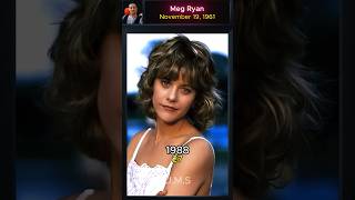 Meg Ryan From RomCom Queen to Timeless Icon megryan thenandnow hollywoodicon [upl. by Arihay]