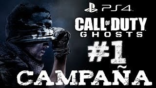 CALL OF DUTY GHOSTS  Español  Campaña Capitulo 1  PS4  Gameplay 1080p  HD [upl. by Erodasi621]