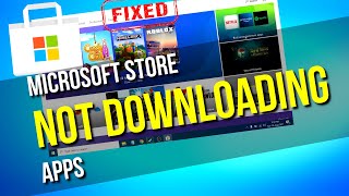 How To Fix Microsoft Store Not Downloading Apps or Games Problem [upl. by Anderea]