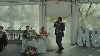 Best Man Cant Stop Laughing During Speech  Best Man Stole Grooms Bike [upl. by Fulks]