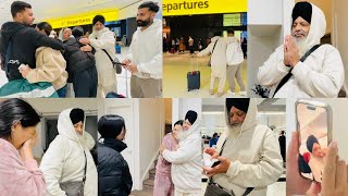 GOING BACK TO INDIA 🇮🇳  EMOTIONAL MOMENT  SOHRA DAD NE KION MANGI MAAFI  INDER amp KIRAT [upl. by Yrffej180]