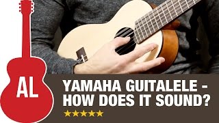 Yamaha Guitalele Review  How does it sound [upl. by Notniuqal]