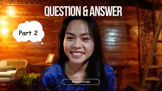 QUESTION amp ANSWER Part 2 Get to know more about Me  MSCYNTHIA with English Subtitle CC [upl. by Tirzah471]