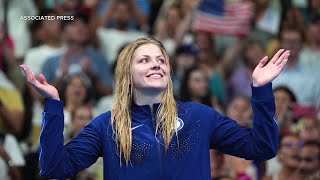 Missoulas Katharine Berkoff wins bronze medal at Paris Olympics [upl. by Irodim175]