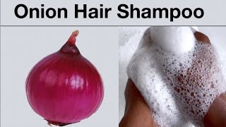 Onion Hair And Scalp Cleansing Shampoo Only 5 Ingredients [upl. by Gabi606]