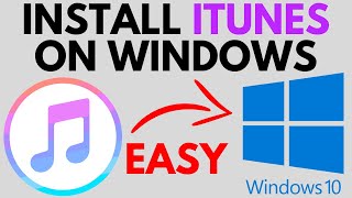 How to Download iTunes on Windows 10 PC or Laptop  2022 [upl. by Nerrad174]