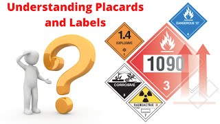 DOT Chart 16 Understanding HazMat Placards and Labels [upl. by Hserus583]