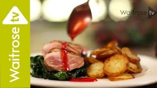 Dhruv Bakers Duck Breasts with Spiced Plum Sauce  Waitrose [upl. by Grannias52]