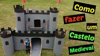 Como fazer um castelo com papelão Diycastle [upl. by Iruyas29]