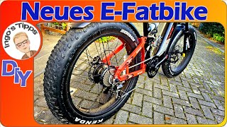 Mein neues EBike das Fatbike Cyrusher Ranger  Auspacken Zusammenbauen und Fahren  IngosTipps [upl. by Amando]