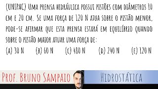 QUESTÃO DE HIDROSTÁTICA 7 [upl. by Antoinette]