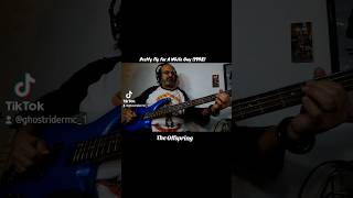 Pretty Fly For A White Guy The Offspring bass guitarcover [upl. by Vig]