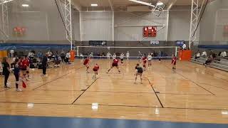 🏐 CLUB VOLLEYBALL  the Winter Warm Up 🏐 Kentuckiana Skills Academy 15 White [upl. by Aimehs]