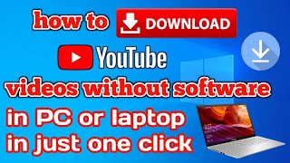 how to download youtube video directly in pc laptop pc laptop me youtube video kaise download kare [upl. by Oicafinob555]