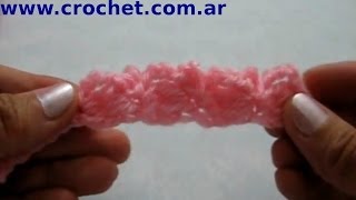 PUNTILLA en tejido crochet o ganchillo N° 4 tutorial paso a paso Moda a Crochet [upl. by Atikahs822]