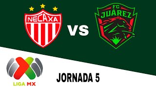 Necaxa 30 Juárez en vivo LIGA MXApertura Jornada 5 [upl. by Enimrej]