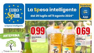 VOLANTINO EUROSPIN dal 29 luglio a 11 agosto 2024 anteprima [upl. by Melinde]