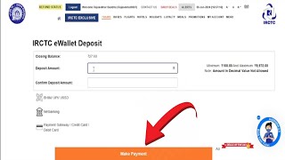 How To Deposit Money Into IRCTC EWallet  Telugu  IRCTC APP [upl. by Gan]