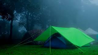 Pluie dans la tente  Sons de pluie et tempêtes  Bruit de la pluie pour dormir et se détendre [upl. by Jacinthe930]