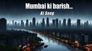 Mumbai ki barish  Ai Hindi Song [upl. by Rochemont]