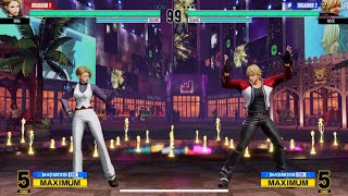 The King Of Fighters XV  King vs Rock Howard KOF15 Hard AI KOFXV [upl. by Allis]